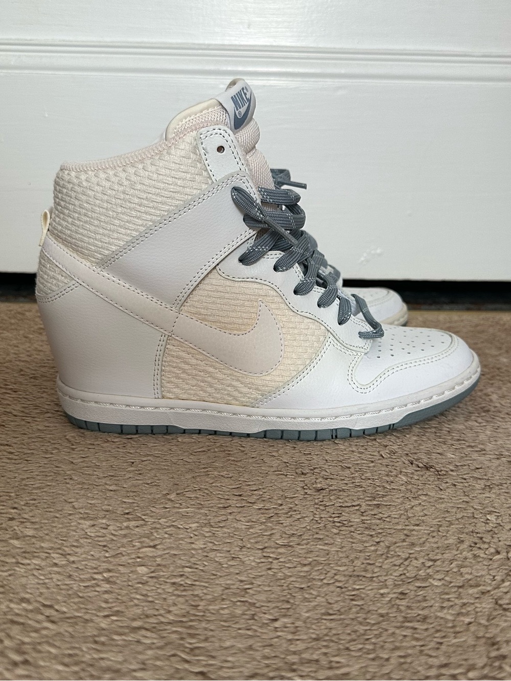 Nike Sky Hi Dunks White Dove Grey